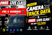 do 3d camera tracking, 3d animation and matchmoving and live class
