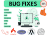 fix any bugs in your website