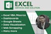 perform excel, google sheet automation, vba, macros and create dynamic dashboard