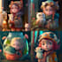 create cute anime using midjourney ai