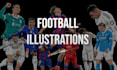 draw illustrations of football players or other sports