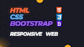 do frontend web development in HTML CSS bootstrap