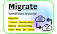 do migrate, clone, transfer, backup, wordpress website migration