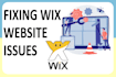fix any wix website issues