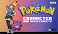 do pokemon style pixel art characters