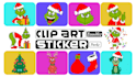 do sticker design vector clipart and clip art illustrations