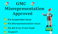 fix google merchant center misrepresentation issued  and any gmc issue
