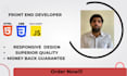 convert PDF to HTML, will do front end development