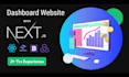 build custom website, admin panel, portal or dashboard on react, next js