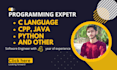 do c language, cpp programming, java programming task