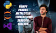 do machine learning, data science, nlp, data visualization, python projects