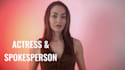 create a stunning spokesperson and actor video