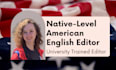 edit your translated text into native level american english