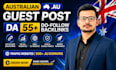 write and publish best australia guest post with high da australian backlinks