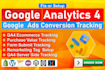google analytics 4, ga4 ecommerce tracking, ads conversion tracking by GTM