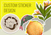 create custom cute and trendy sticker designs