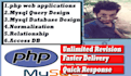 develop PHP mysql web applications for you