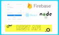 do react and firebase web app development