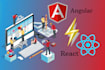 build modern responsive frontend web pages using react angular tailwind CSS