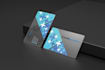 design trendy business card, professional visiting card