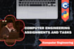 do computer science assignments,projects,tasks java,c,cpp python programming