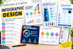 design professional business and product infographics