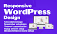 create an attractive responsive wordpress website using elementor