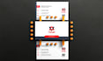 create a luxury professional business card with qr code