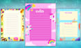 design sticky notes , notepad , notebook , memo and invoice