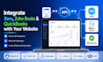 integrate xero, quickbooks, or zoho books API into your web app