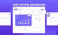 saas CRM and web app UI UX design in figma