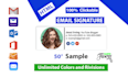 create a clickable html email signature