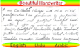 write hand writing  assignments jobs and any type of writing
