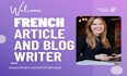 write appealing SEO articles and blog content in french