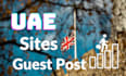 provide dr 70 uae based dofollow guest post service for you