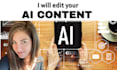 edit your ai generated content