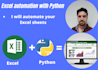 automate your work in excel using python