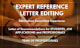 edit and proofread your recommendation letter