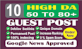 provide dofollow guest post,SEO dofollow backlinks ,high da