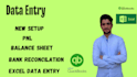 remote data entry in excel, word, and powerpoint professionally