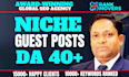 do off page high da SEO backlinks service with da 40 plus sites