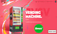 design vending machine websites and landing pages