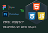 convert figma to HTML, PSD to HTML