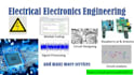 assist in electrical electronics task, industrial project