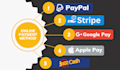 add payment integration api method, stripe, paypal