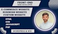 build business, ecommerce and custom websites using html, css, javascript, php