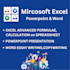 design excel template with advanced level of calculation, ppt presentation,slide