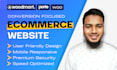 create wordpress ecommerce website using woodmart, porto or breakdance builder