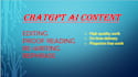 proofread, rewrite, chatgpt and ai content perfectly