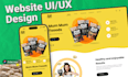 do figma website design, website mockup, website UI UX, figma landing page